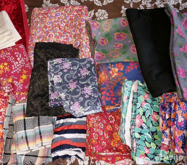 Остатки разных тканей пакетом