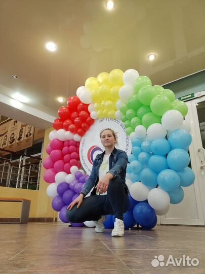 Воздушные шары, фотозона