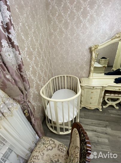 Детская овальная кроватка