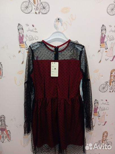 Платье для девочки 42.Новое