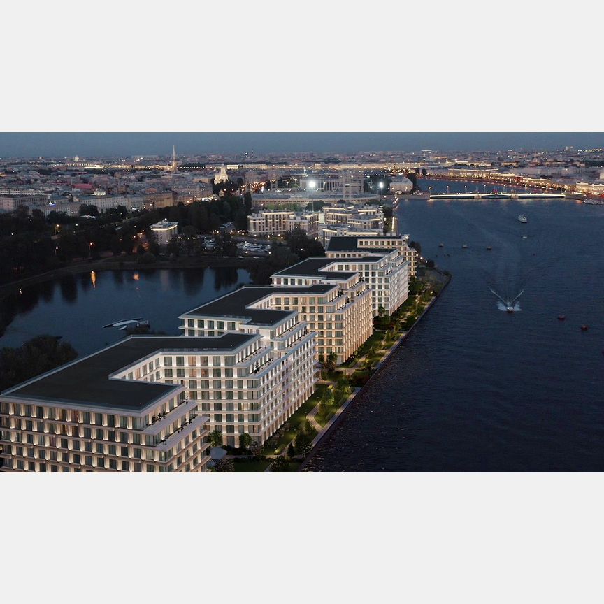 1-к. апартаменты, 45,7 м², 6/8 эт.