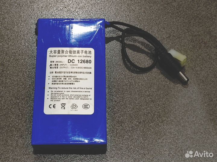 Аккумуляторный Li-Ion блок 12 В 6800 мА/ч