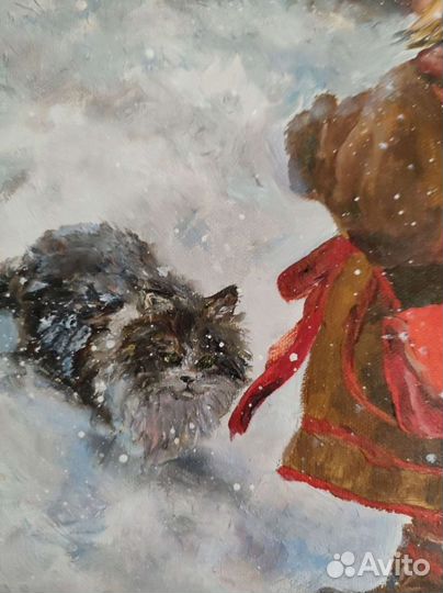 Картина маслом на холсте 