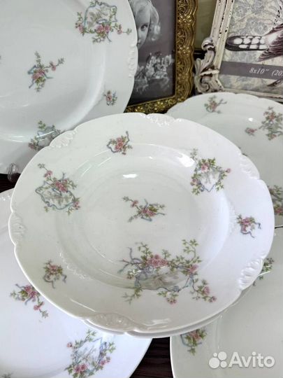 Антикварные тарелки Limages Франция