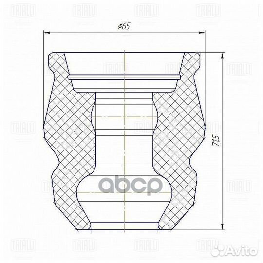 Буфер (отбойник) для а/м Hyundai Solaris (10)