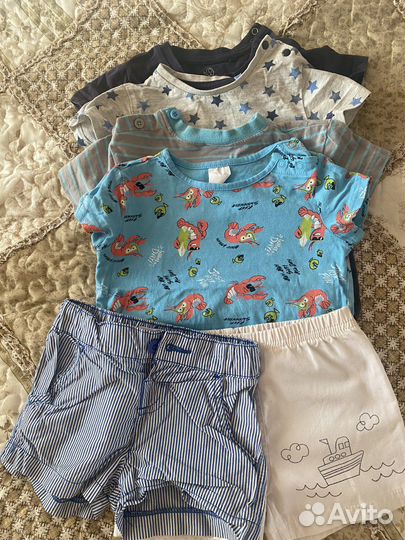 Детские футболки и шорты 80