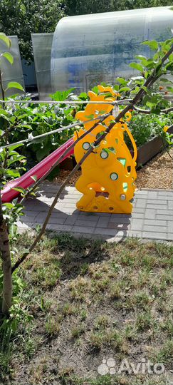 Детская горка пластиковая бу