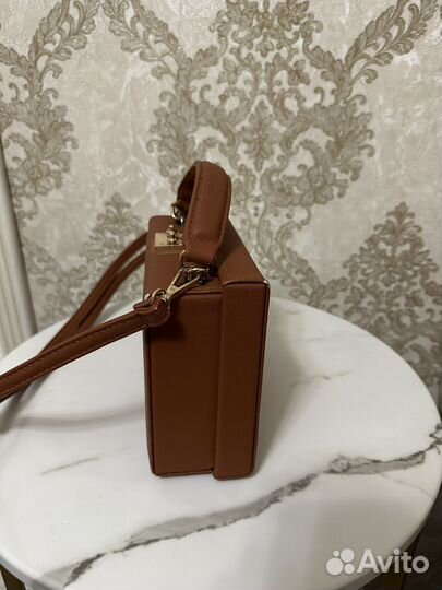 Сумка натуральная кожа коричневая