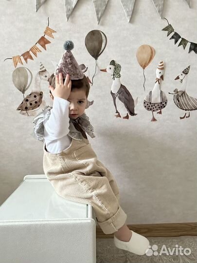 Комбинезон детский (новый) вельветовый джинсовый