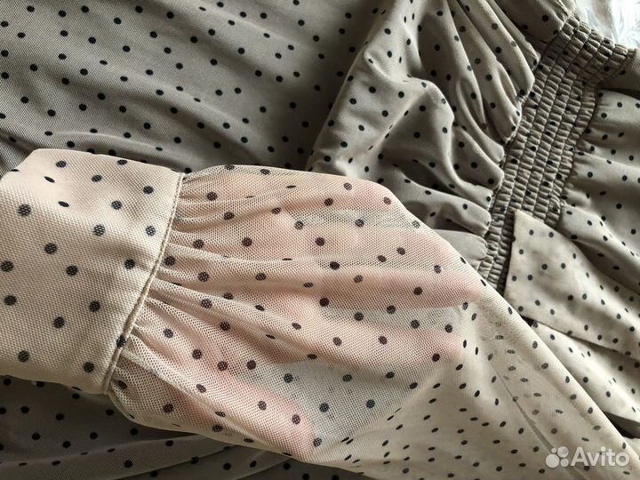 Платье в горошек