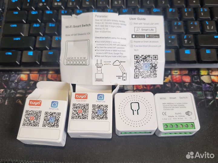 Умное реле Tuya Smart Switch с Алисой Wi-fi