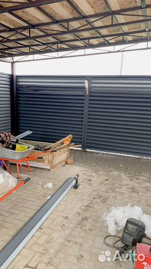 Забор жалюзи под ключ