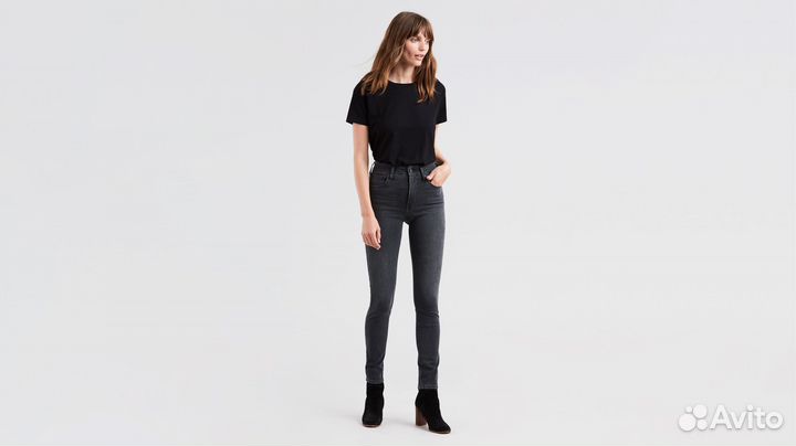 Джинсы Levi's 721 high rise skinny jeans