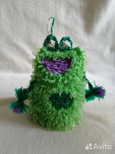 Варежка, мочалка скрабирующая для бани