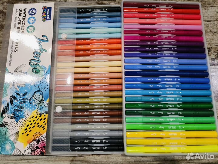 Маркеры акварельные 48 цветов