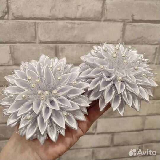 Бантики для волос ручной работы