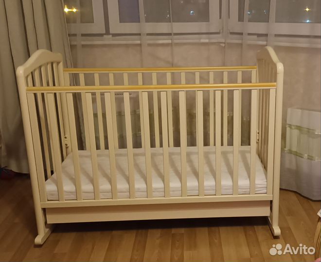 Детская кровать для новорожденных бу