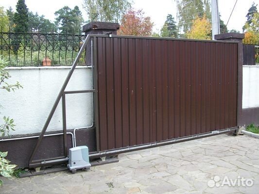 Ворота откатные 3 метра Под ключ