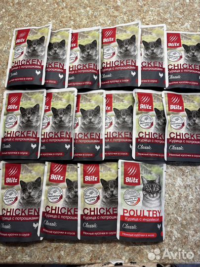 Корм для кошек Blitz