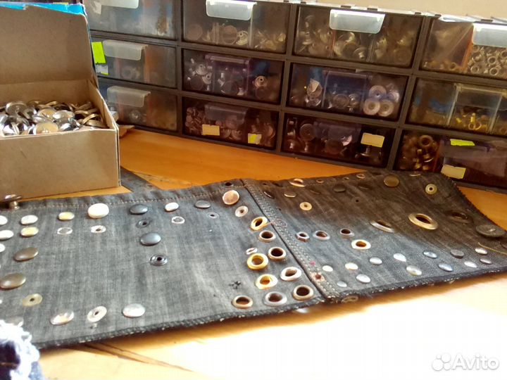 Обтяжка пуговиц установка кнопок люверсов