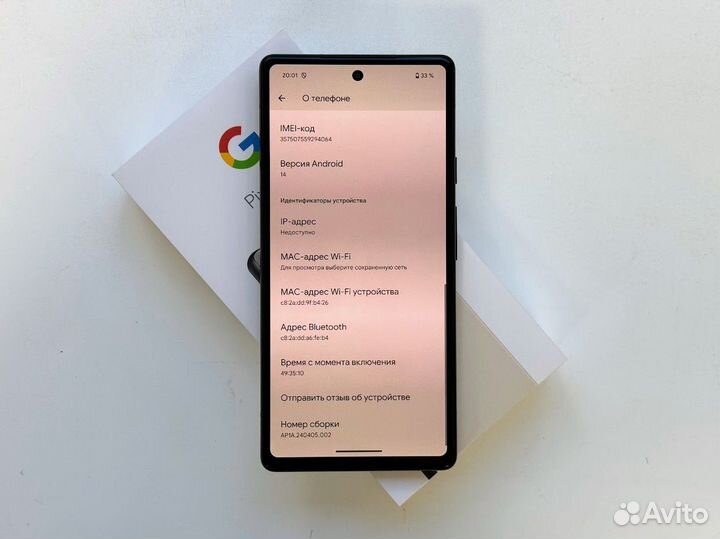 Google Pixel 6a, 6/128 ГБ