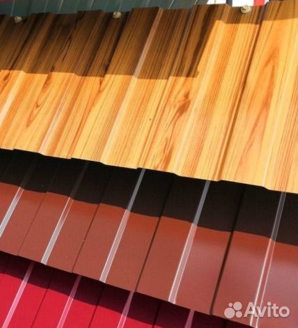 Профнастил С8 окрашеный, м2