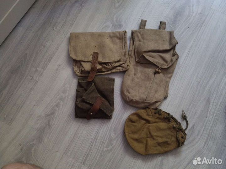 Подсумки гранатные и чехол для фляги ркка