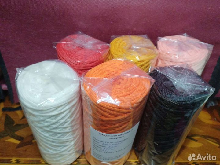 Полиэфирный шнур 3 мм. Бобины по 200 м или 300 м