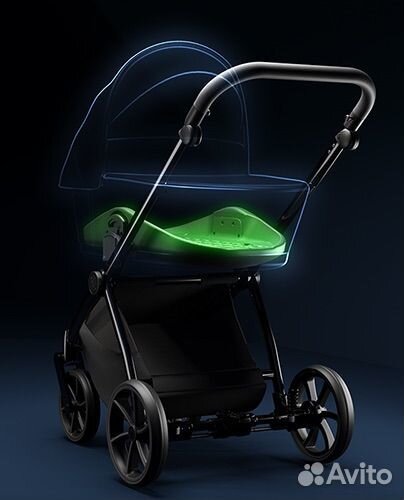 Коляска 2 в 1 Tutis Mio + Termo Black Edition