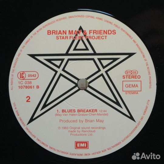 Виниловая пластинка Brian May Star Fleet Project