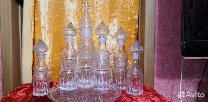 Графин штоф Москва Красная площадь купола