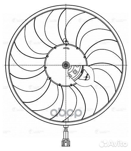 Э/вентилятор охл. для а/м Nissan X-Trail (T31)
