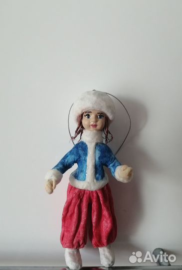 Ватная ёлочная игрушка