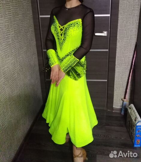 Платье бальные танцы, стандарт, Ю-1