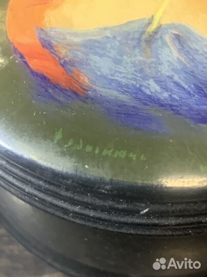 Шкатулка для украшений. Федоскино