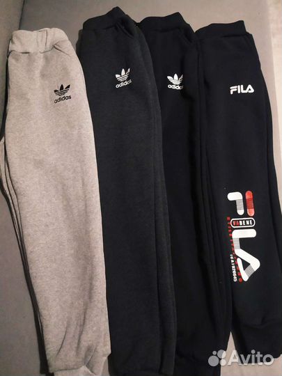 Штаны адидас-фила утеплённые