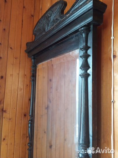 Трюмо с зеркалом старинное антикварное