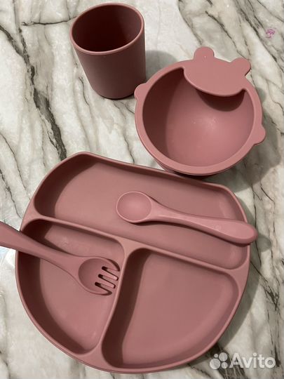 Силиконовая посуда для малышей
