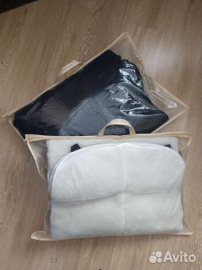 Накидки чехлы меховые на сиденья из овчины, новые