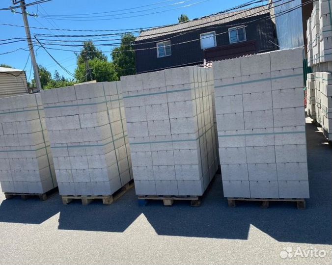 Пеплоблок М35 390х190х190