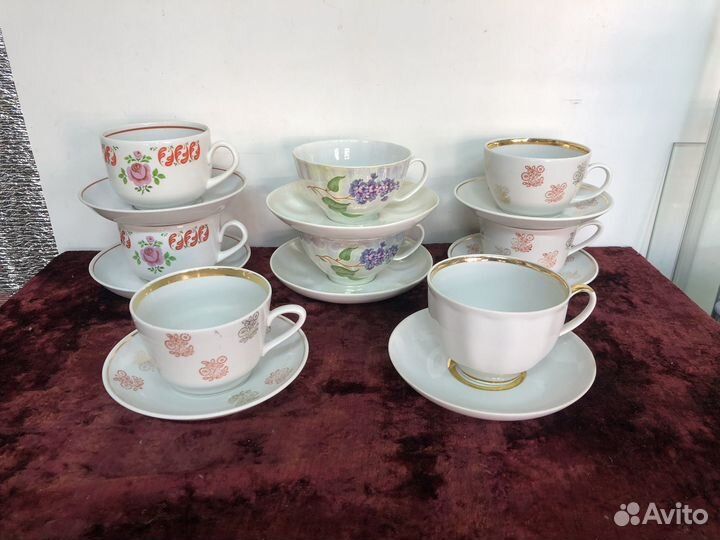 Чайные пары и кофейные пары СССР и другие