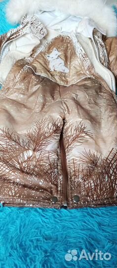 Зимний комбинезон для девочки 80 86