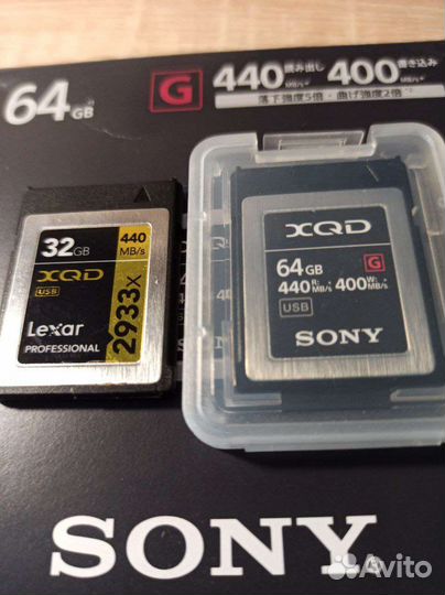 Карта памяти xqd 64gb / 32 gb