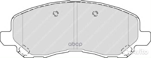 Колодки тормозные перед mitsubishi outlander 05