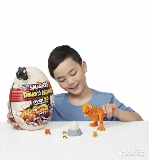 Smashers остров динозавров большое яйцо оригинал