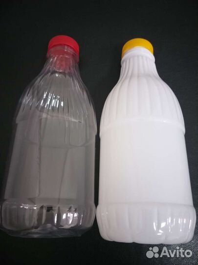 Бутылка молочная пластиковая пэт