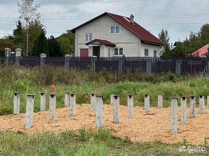 Фундамент на жб сваях под ключ / Жб сваи