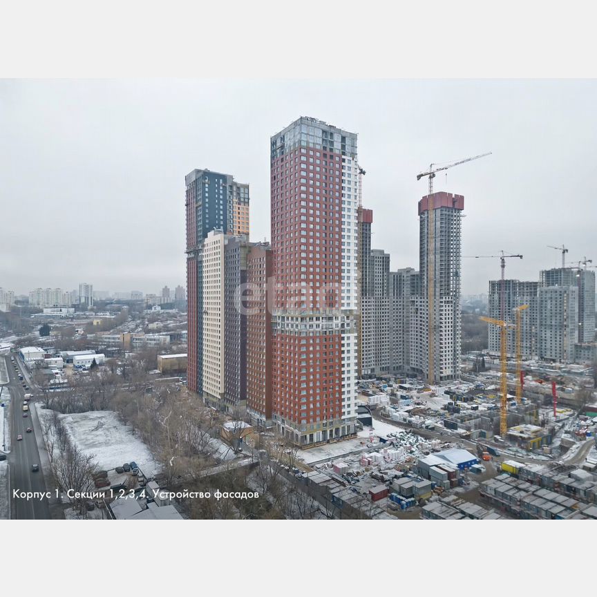 2-к. квартира, 53,3 м², 24/33 эт.