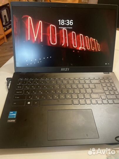 Ноутбук msi modern 15 B12M