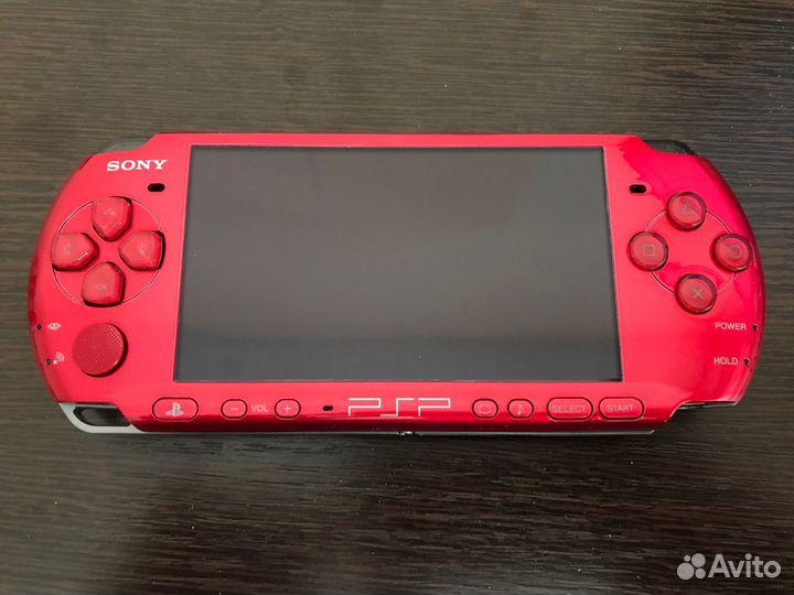 Sony psp 3008 RED + игры